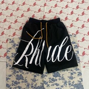Rhude Fashion Drawstring Elastic Waist Mens Shorts